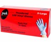 Gloves Vinyl X-LARGE Blue Powder free 100 Pack